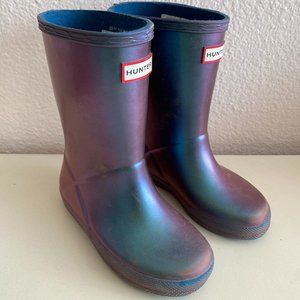 Kids HUNTER Boots Nebula Color 10 9